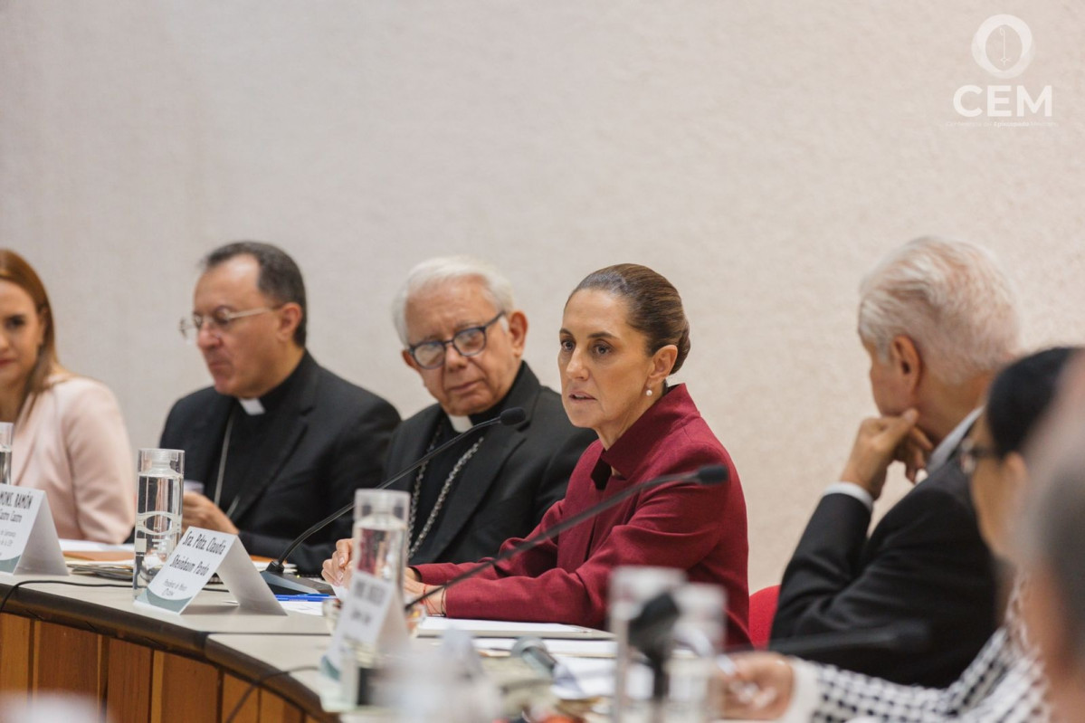 CLAUDIA SHEINBAUM Y OBISPOS DE LA CEM 2